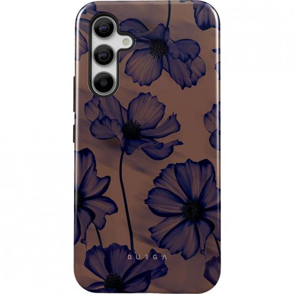 Etui Burga Velvet Night Tough do Galaxy A55, brązowo-granatowe