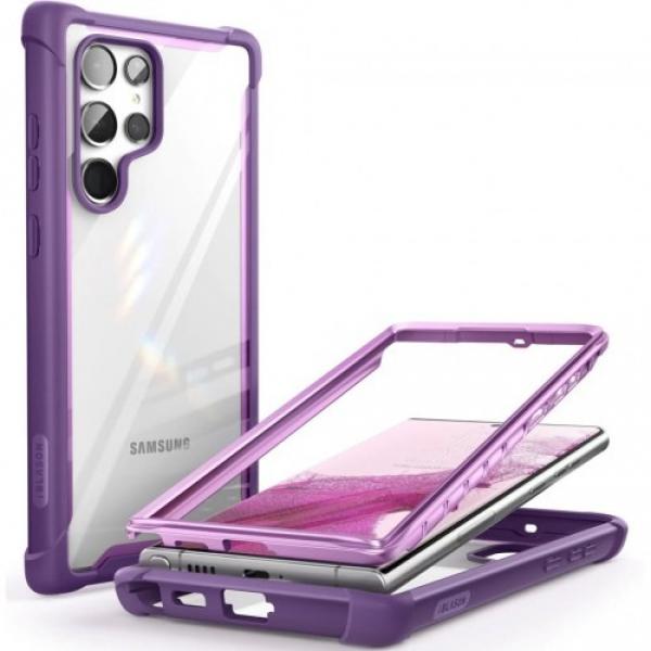 Etui pancerne Supcase i-Blason Ares noSP Galaxy S22 Ultra 5G, fioletowe