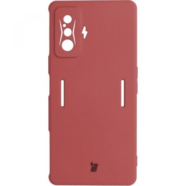 Etui Bizon Case Silicone do Xiaomi Poco F4 GT, ciemny róż