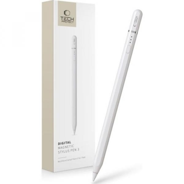 Rysik Tech Protect Digital Magnetic Stylus Pen 3 dla iPad, biały