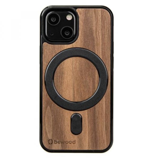 Drewniane etui Bewood Orzech Amerykański do MagSafe do iPhone 13 Mini