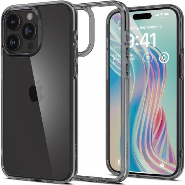 Etui Spigen Ultra Hybrid do iPhone 15 Pro Max, przezroczysto-przydymione