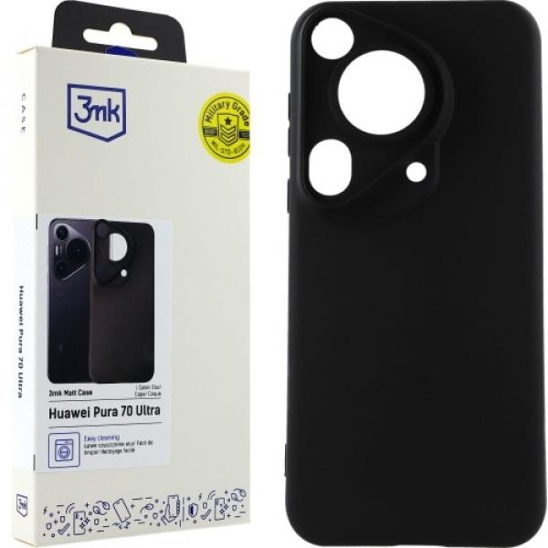 Etui 3mk Matt Case do Huawei Pura 70 Ultra, czarne