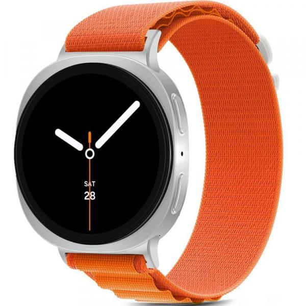 Pasek Tech-Protect Nylon Pro do Galaxy Watch 8 40 mm / 44 mm / 8 Classic 46 mm, pomarańczowy