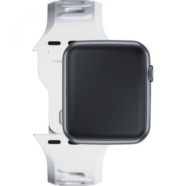 Pasek silikonowy 3mk Silicone Watch Strap do Apple Watch 49/46/45/44 mm, biały