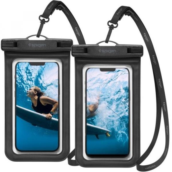 Etui wodoszczelne Spigen A601 Waterproof 2-Pack, czarne