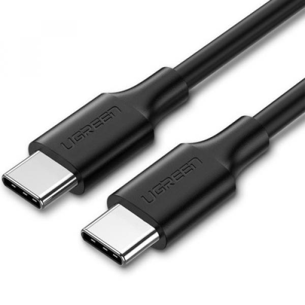 Kabel niklowany Ugreen USB-C do USB-C, 2m, czarny