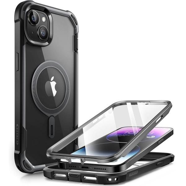Etui pancerne Supcase i-Blason Ares Mag SP z MagSafe do iPhone 15, czarne