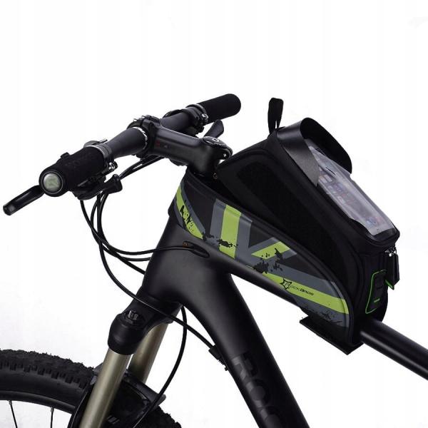 OUTLET: Sakwa rowerowa na ramę Rockbros 021-1G, zielona
