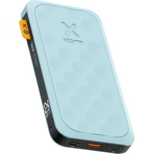 Powerbank XTORM Fuel 10 000 mAh, 22.5W, 2x USB-C / 1x USB-A, niebieski