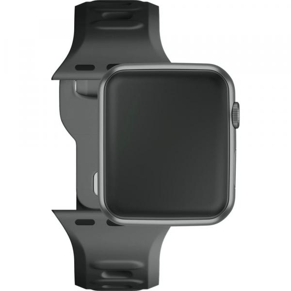 Pasek silikonowy 3mk Silicone Watch Strap do Apple Watch 38/40/41/42 mm, grafitowy