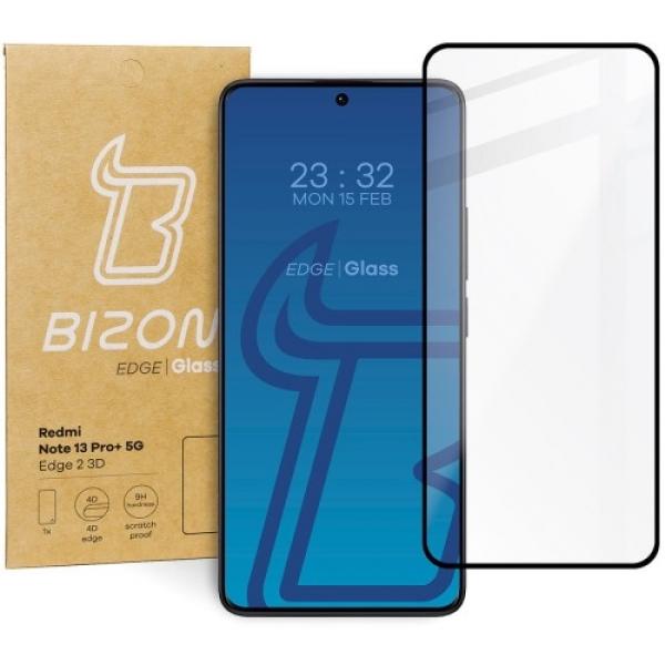 Szkło hartowane BIZON Glass Edge 2 3D do Xiaomi Redmi Note 13 Pro Plus 5G