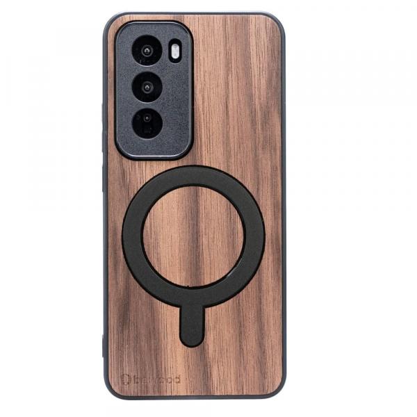 Drewniane etui do Oppo Reno 12 Pro, Bewood Orzech Amerykański MagSafe