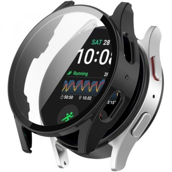 Etui + szkło Tech-Protect Defense360 do Samsung Galaxy Watch 7 44mm, czarne