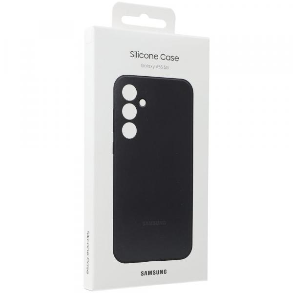 OUTLET: Etui Samsung Silicone Cover do Galaxy A55 5G, czarne