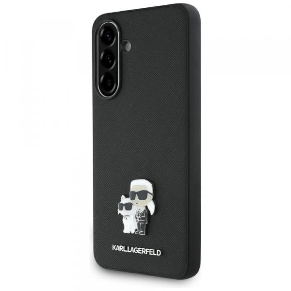 Etui Karl Lagerfeld Hardcase Saffiano Metal Logo do Galaxy A56 5G, czarne
