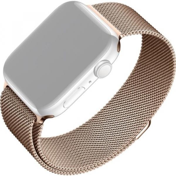 OUTLET: Mediolański pasek Fixed Mesh Strap do Apple Watch 42/41/40/38 mm, złoty