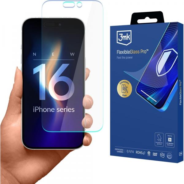 Szkło hybrydowe 3mk FlexibleGlass Pro do iPhone 16 Pro Max