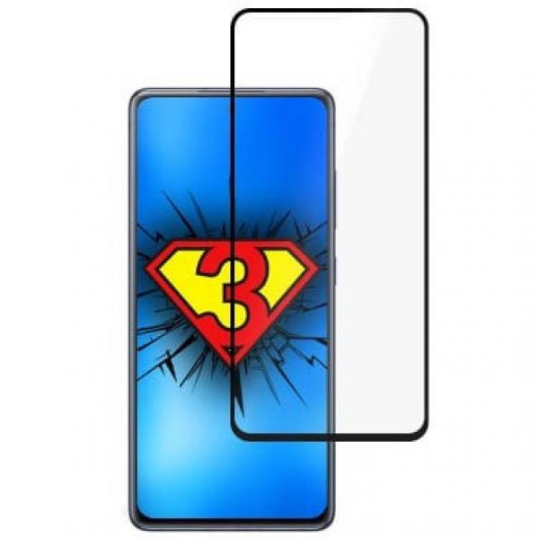 Szkło 3mk HardGlass Max Lite do Galaxy S20 FE / S20 Lite, czarna ramka