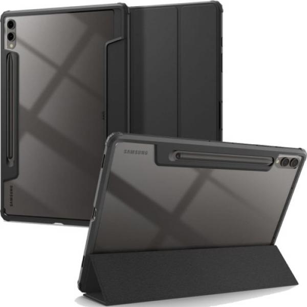 Etui Spigen Ultra Hybrid Pro do Galaxy Tab S10 Plus / S9 Plus, czarno-przezroczyste