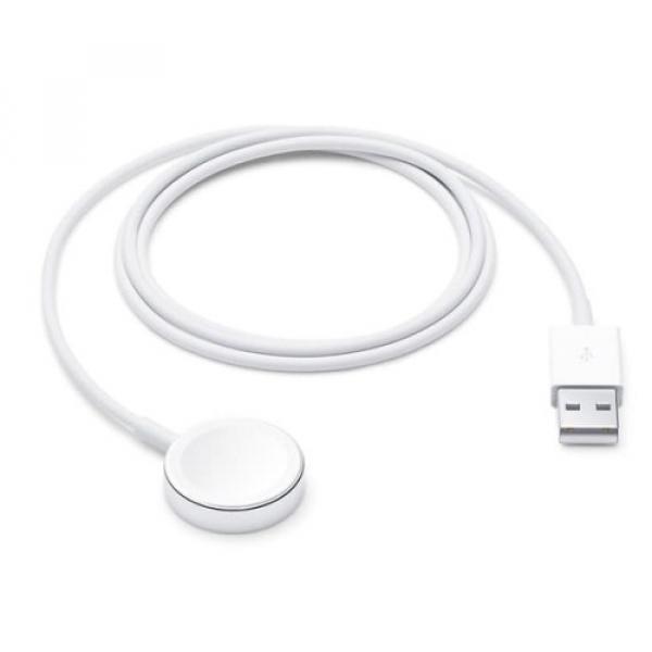 Ładowarka indukcyjna z kablem USB-A 1m, Apple Watch Magnetic, biała