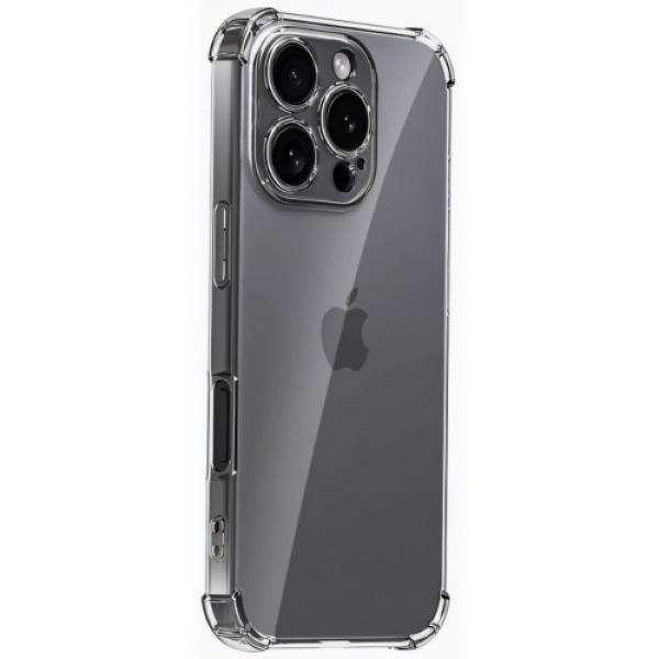 Etui MSVII Anti-Shock TPU do iPhone 16 Pro Max, przezroczyste