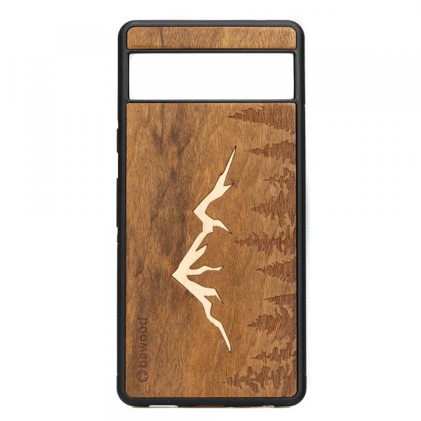 OUTLET: Drewniane etui do Google Pixel 7A, Bewood Góry Imbuia