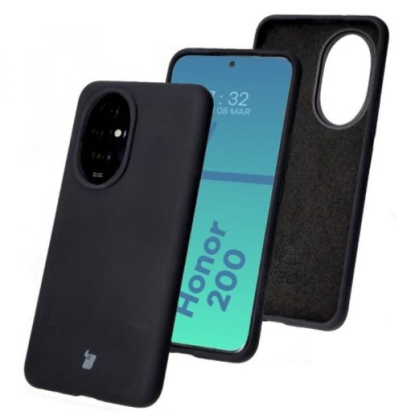 Silikonowe etui Bizon Soft Case do Honor 200, czarne