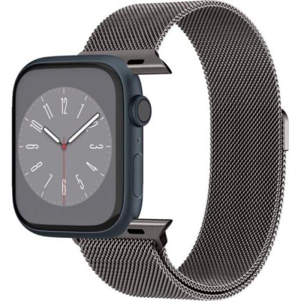 Pasek Spigen Metal Fit do Apple Watch 49/46/45/44 mm, grafitowy