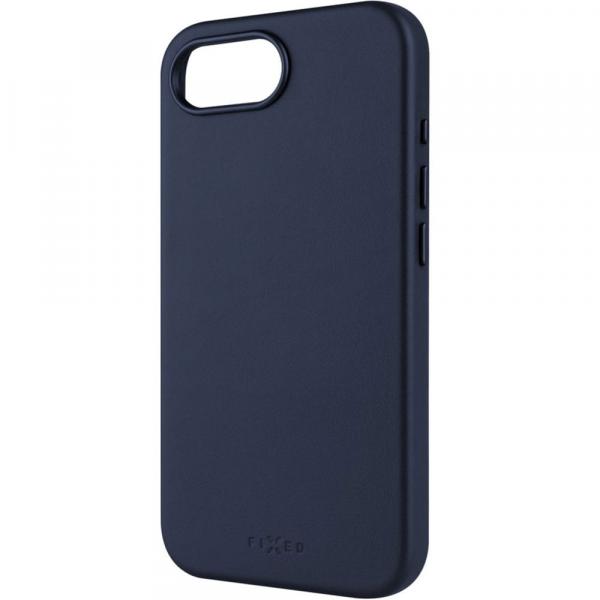 Etui Fixed MagLeather do iPhone 16e, granatowe