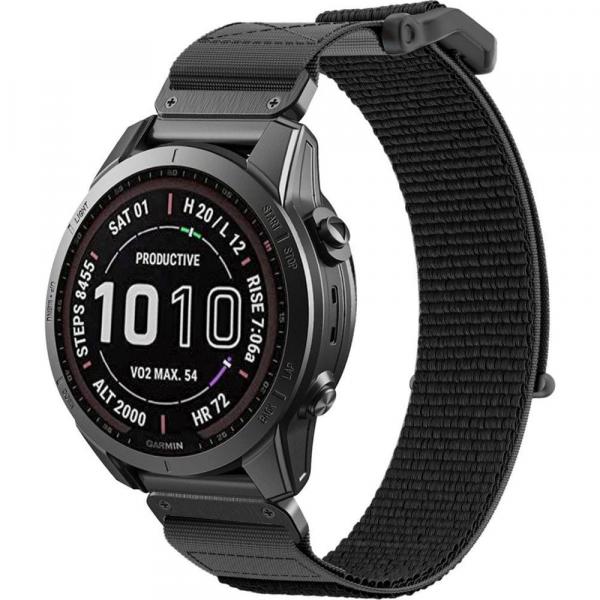 OUTLET: Pasek Tech-Protect Scout, QuickFit 26 mm do Garmin Fenix 8 (51 mm) / 7X Pro / 7X / 6X Pro, czarny