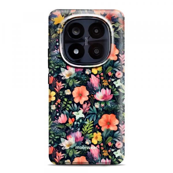 Etui ochronne do Xiaomi Redmi Note 14 Pro Plus 5G, Mobiwear Elite Pro, kolorowo-kwieciste