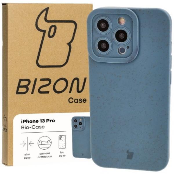 Ekologiczne etui Bizon Bio-Case do iPhone 13 Pro, niebieskie