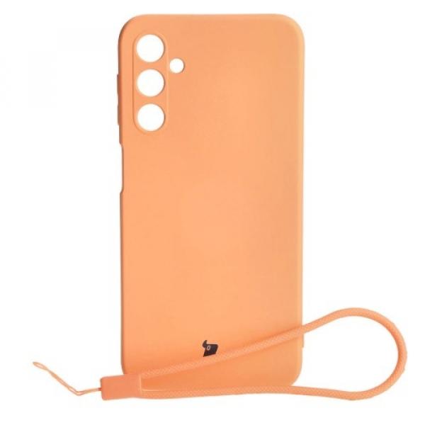 Etui Bizon Case Silicone do Galaxy A24, pomarańczowe