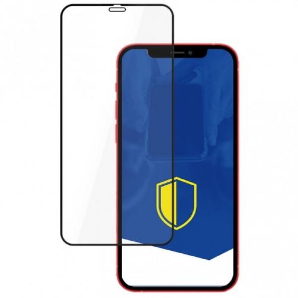 Szkło ochronne 3mk Flexible Glass Max iPhone 12 / 12 Pro, z czarną ramką