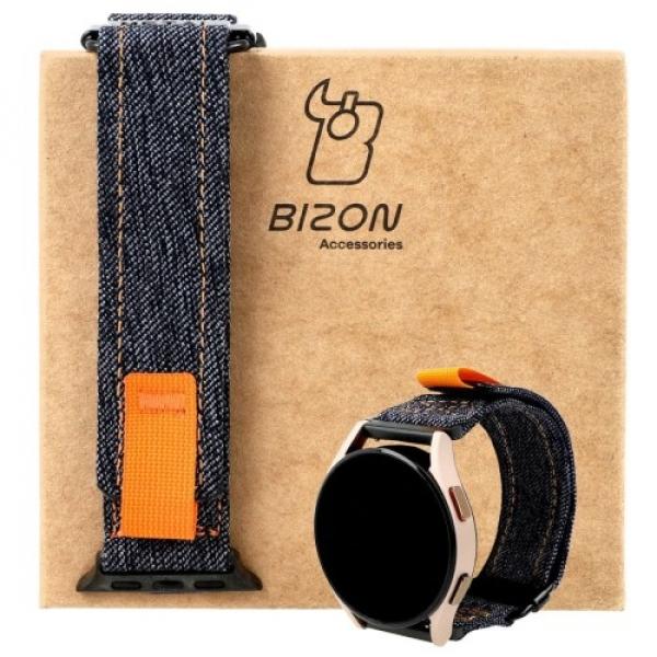 Pasek Bizon Strap Watch Urban do Galaxy Watch 20 mm, ciemnoniebieski jeans