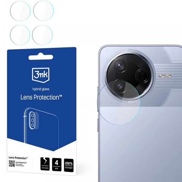 Osłona na aparat 3mk Lens Protection do Xiaomi POCO F7 Pro, 4 zestawy
