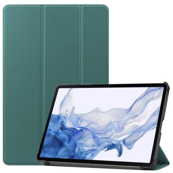 Etui Bizon Case Tab Croc do Galaxy Tab S9, ciemnozielone