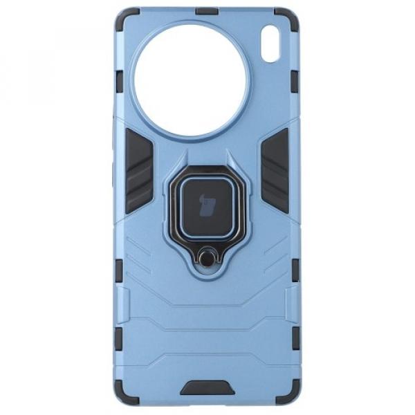 Etui Bizon Case Armor Ring do VIVO X90 Pro, niebieskie