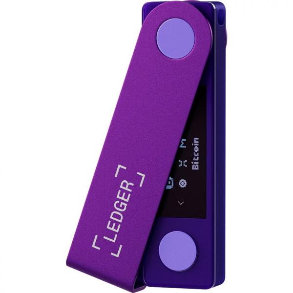 Portfel kryptowalut i NFT Ledger Nano X, fioletowy