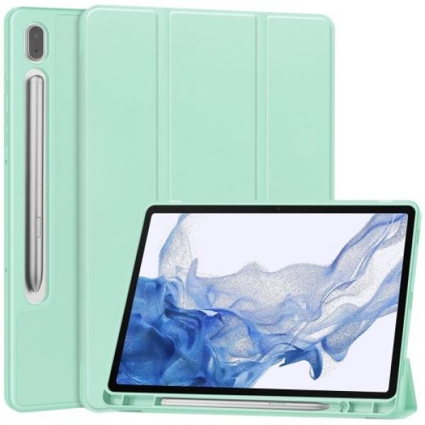 Etui Bizon Case Tab Lizard do Galaxy Tab S9, miętowe