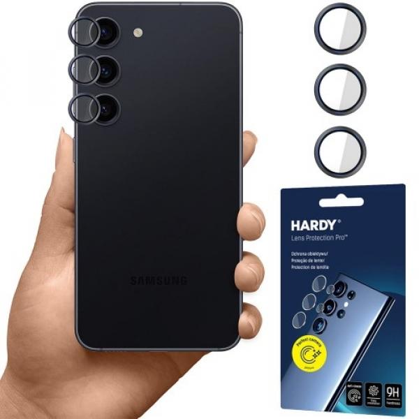 Osłona na aparat 3mk HARDY Lens Protection Pro 1 zestaw dla Galaxy S24, czarna