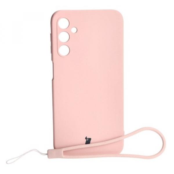 Etui Bizon Case Silicone do Galaxy A24, jasnoróżowe