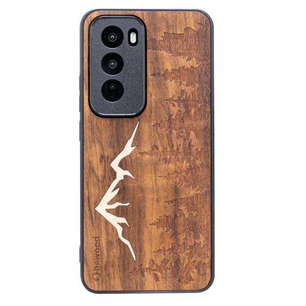 Drewniane etui do Oppo Reno 12, Bewood Góry Imbuia