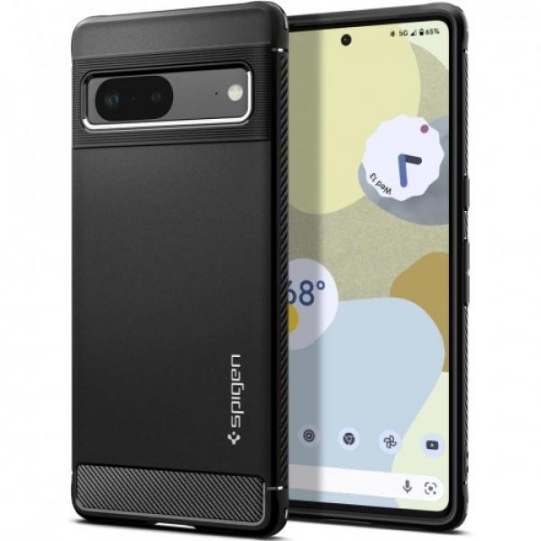 Etui Spigen Rugged Armor do Pixel 7, czarne