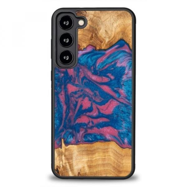 Drewniane etui do Galaxy S23 Plus, Bewood Unique Neons Vegas