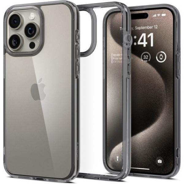 OUTLET: Etui Spigen Ultra Hybrid do iPhone 15 Pro Max, przezroczysto-przydymione