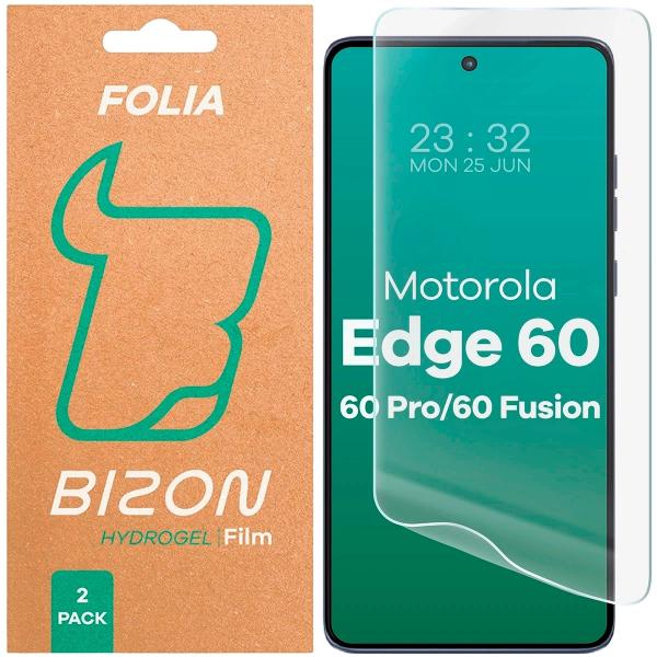 Folia hydrożelowa na ekran Bizon Glass Hydrogel Front Duo do Motorola Edge 60 / 60 Pro / 60 Fusion, 2 sztuki