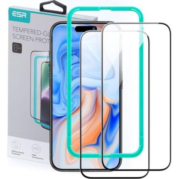 Szkło hartowane ESR Tempered Glass do iPhone 15, 2szt