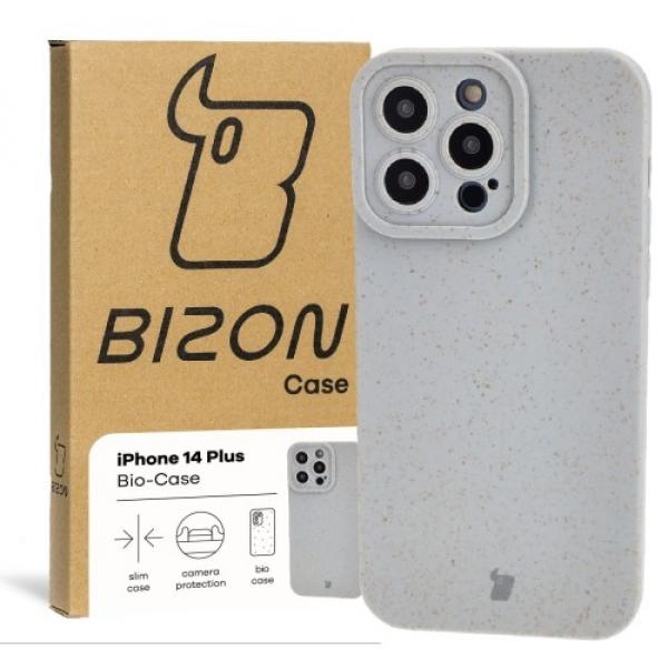 Ekologiczne etui Bizon Bio-Case do iPhone 14 Pro Max, szare